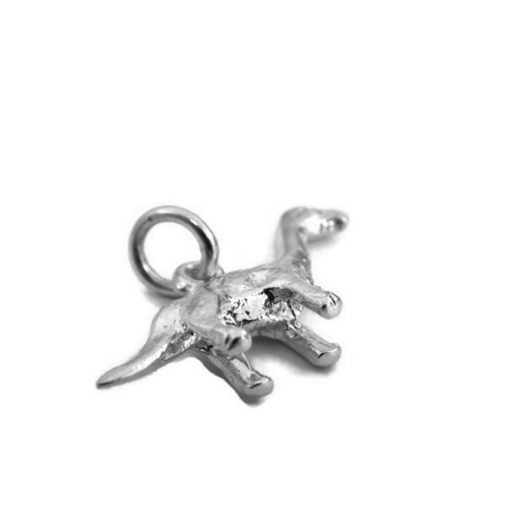 Brontosaurus Dinosaur Pendant Sterling silver .925 - Picture 3 of 4